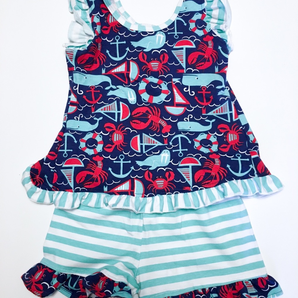 New Ruffle Swing Back Outfit, 18 Months
